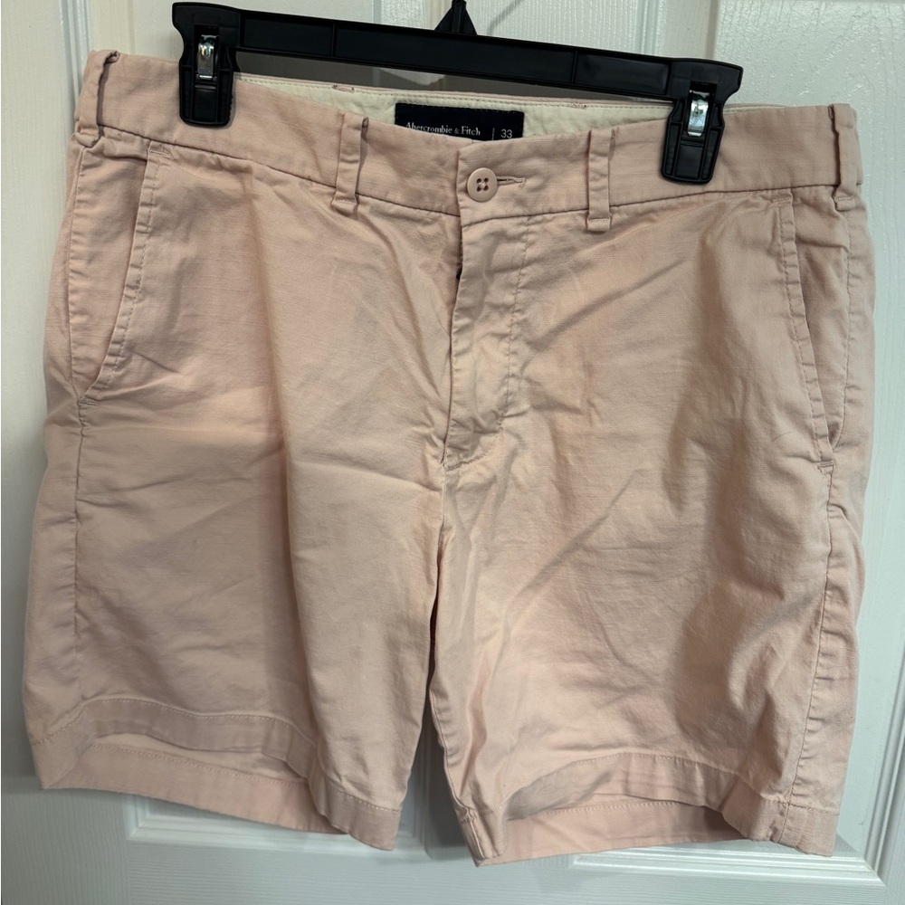 Abercrombie & Fitch Blush Pink Stretch Shorts